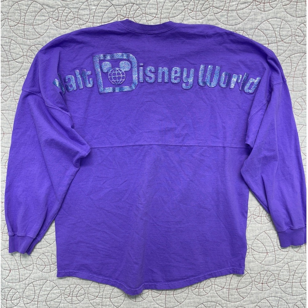 Disney Parks Spirit Jersey Purple Potion Glittery / Womens Medium
